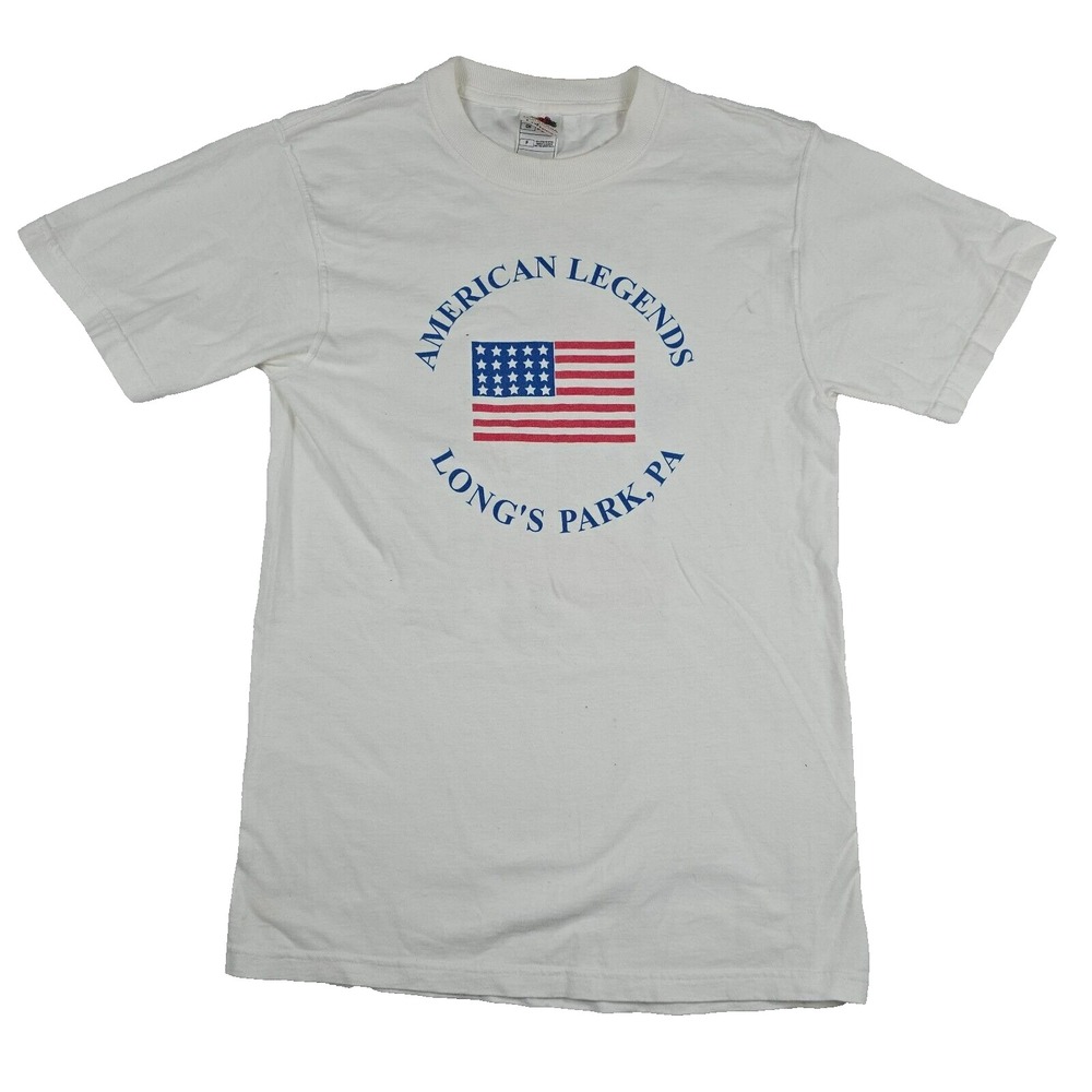 Fruit of the Loom Lofteez American Legends Longs Park PA Car Show T-Shirt Small